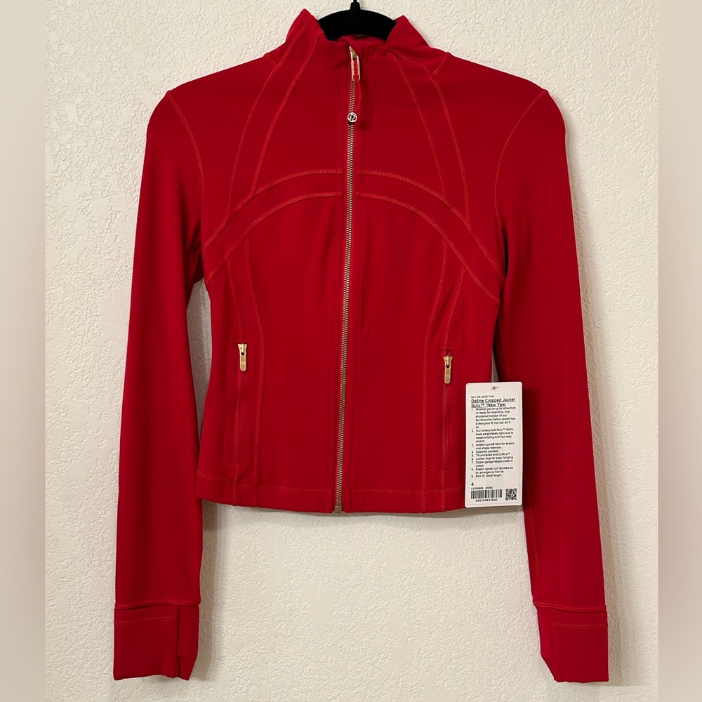 Lululemon Define cropped Jacket, Nulu Lunar New Year.